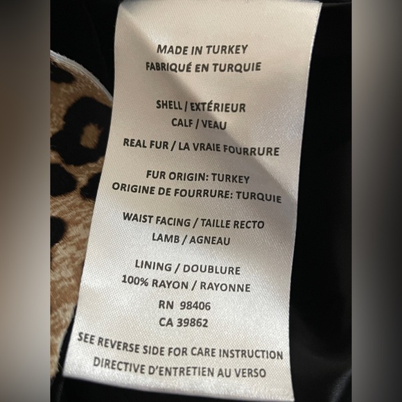 Theory Sahara Calf Hair Leopard Print Midi Skirt Size 0 Designer Luxe - Picture 5 of 7